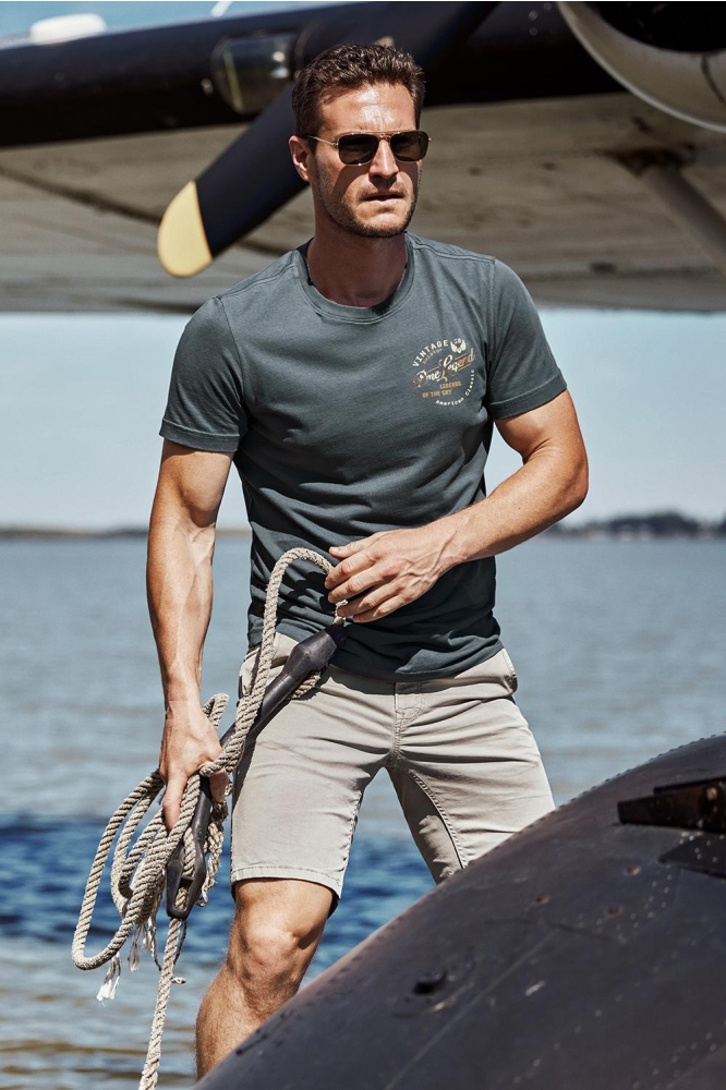 T SHIRT MET ARTWORK PTSS2504596 9076 DARK SLATE